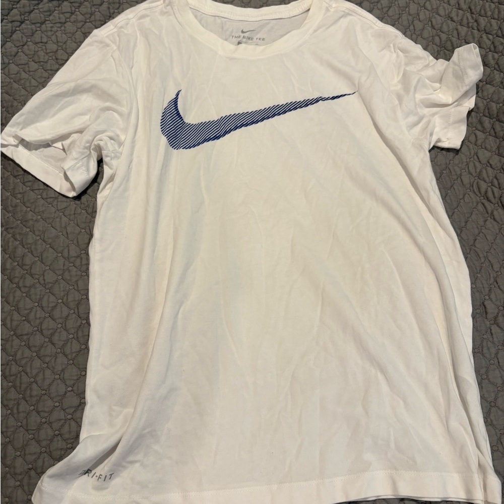 Nike White Dri-Fit Tee